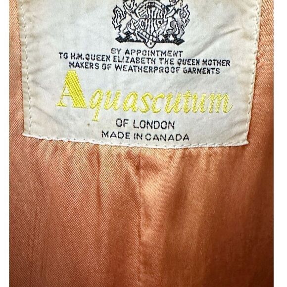 Aquascutum Aqua 5 Trench Coat Size 40 - Picture 9 of 12